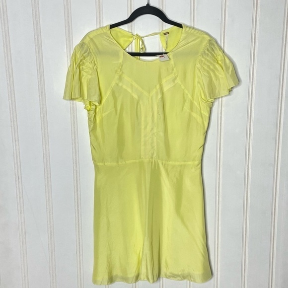 Free People Follow Along Silk Mini Dress 48 - Picture 7 of 10